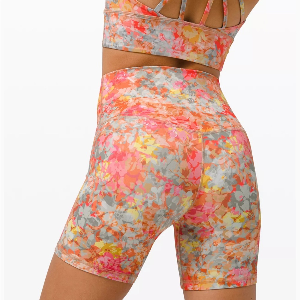 Lululemon Align High Rise 6” Short Inflorescence Multi - Picture 5 of 7